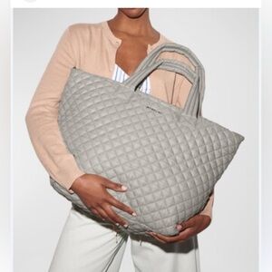 MZ Wallace LARGE  Gray Tote Bag